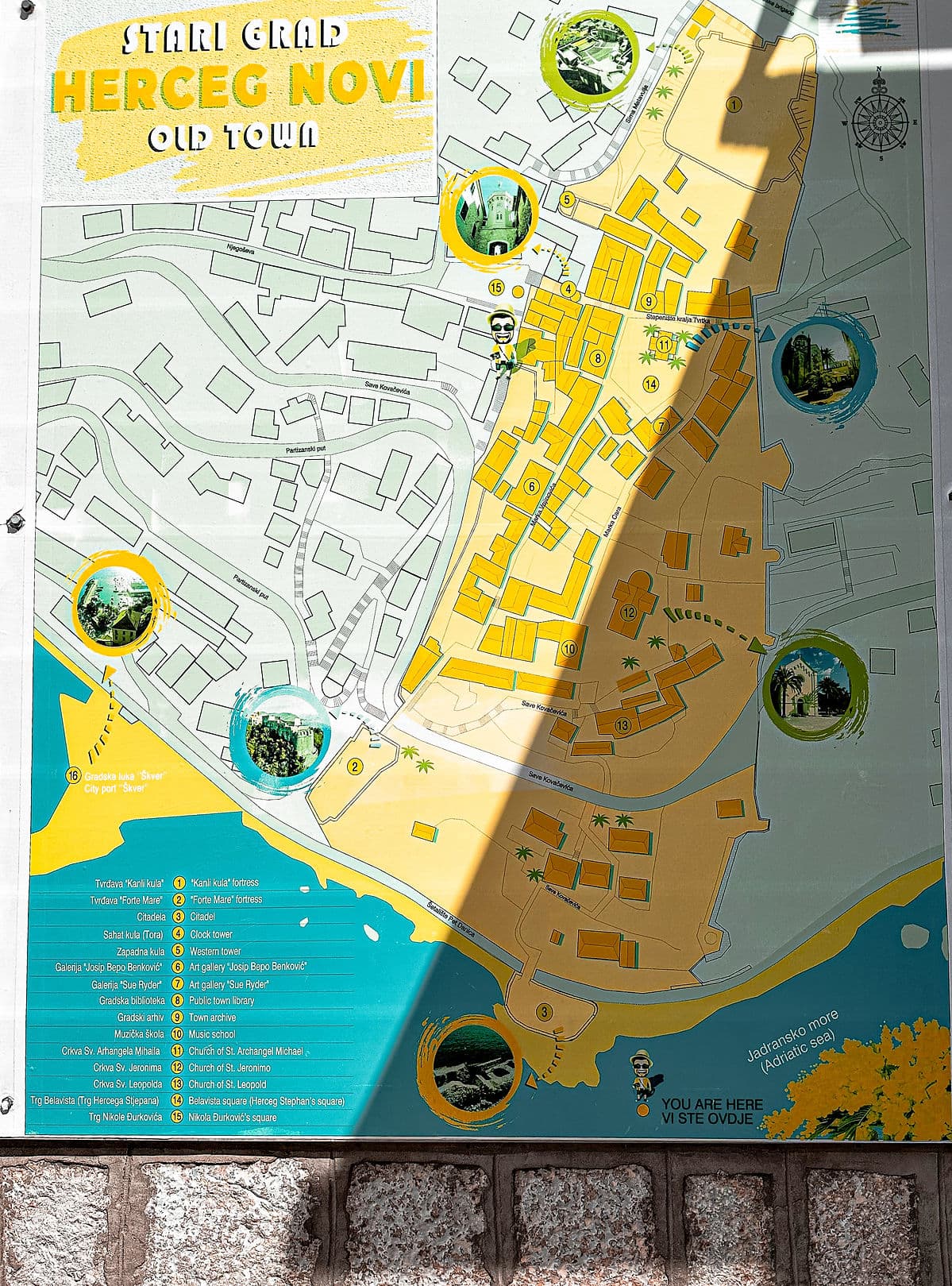 HERCEG NOVİ MAP
